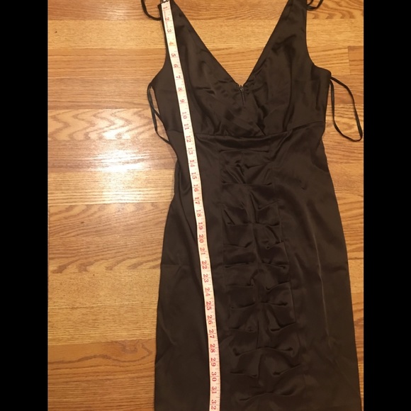 Calvin Klein Satin SL Dress Size 2 - Picture 6 of 8